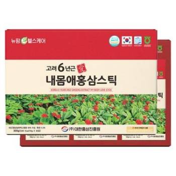 [뉴팜헬스케어] 고려6년근 내몸애홍삼스틱
